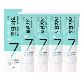 비온뒤첫소금 잇몸치약 토판치약 120g 4개입, 4개, 120ml