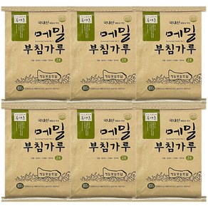 봉평촌 봉평 메밀 부침가루 / 국산 메밀가루, 800g, 6개