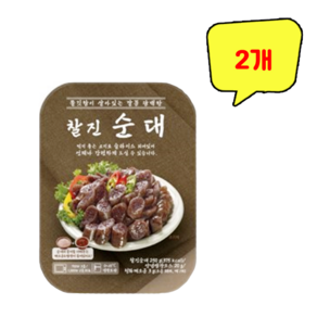 대광 찰진 순대 273g, 2개, 250g