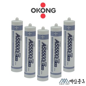 오공 지물용 도배용 수성 실리콘 AS5500E 270ml 백색 벽면균열 벽지 마감 줄눈