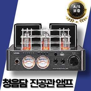 청음담 피버 튜브 무선 블루투스 HIFI 튜브 진공관 앰프 북쉘프 스피커 오디오 조합 세트, 진공관4개 블랙 블루투스 업그레이드 버전, 스피커 미포함 단일구성