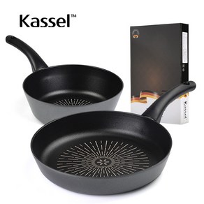 [Kassel] 카셀 쿡라이트 플러스(Cook Right Plus) 인덕션 프라이팬 2종 B세트(프라이팬 28cm+궁중팬24cm), 1개