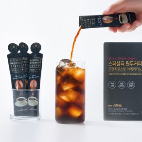 스페셜티 커피 정통 콜드브루 더치커피 원액 50포 25ml / 한정특가, 1.25L, 1개