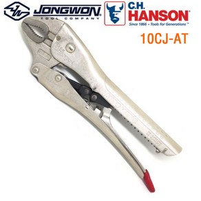 핸슨 자동 바이스그립 롱노우즈 락킹플라이어 10CJ 8CJ 6CJ 7NN 7CCS, 10CJ-AT(250mm(10)), 1개