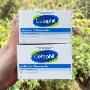 Cetaphil Antibacteial Ba 세타필 안티박테리얼 클렌징 비누 127gx2개, 1개, 127g