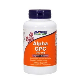 나우푸드 알파 GPC 300mg 베지 캡슐 비건, 60정, 2개