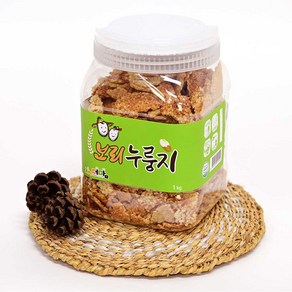 더맘 국내산 끓여먹는 보리 누룽지, 1kg, 1개