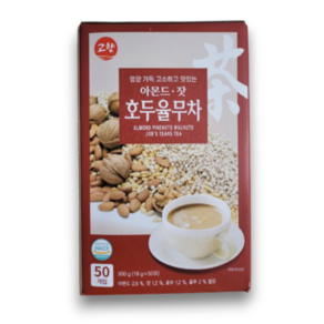 [담담싸] 고향 아몬드 잣 호두 율무차, 2개, 50개입, 18g