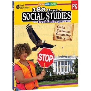 (영문도서) 180 Days of Social Studies fo Pekindegaten: Pactice Assess Diagnose Papeback, Shell Education Pub, English, 9781087662664