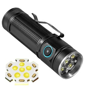 별하수 XHP360x6Ea LED 충전식 야외 서치라이트 랜턴 손전등 후레쉬 W5184