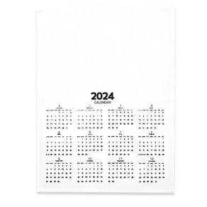 (DD) 두두엠 패브릭 컬러링 달력 2025년(무지)