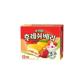 오리온 후레쉬베리 딸기 336g 1개 단품 카스타드