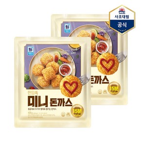 [사조대림] 한입쏙 미니돈까스 420g X 2개