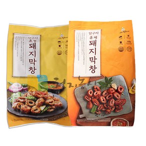 달구지막창 초벌돼지막창 500g+훈제돼지막창 500g / 달구지푸드