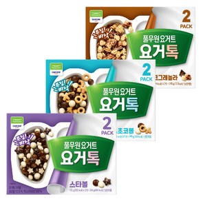 풀무원 요거톡 3종 초코볼 2입 + 초코그래놀라 2입+ 스타볼 2입 총 6개입, 1개, 130mg