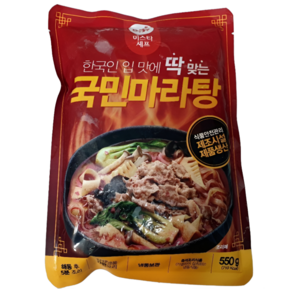 미스타셰프 국민마라탕, 5개, 550g