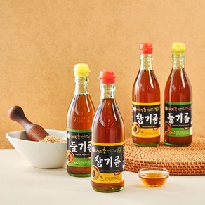 전통압착 고소한 100% 통깨 참기름/들기름 350ml 외, 03.들기름 350ml, 1개