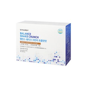 시너지 밸런스 쉐이크 크런치 초코릿맛, 1박스, 840g