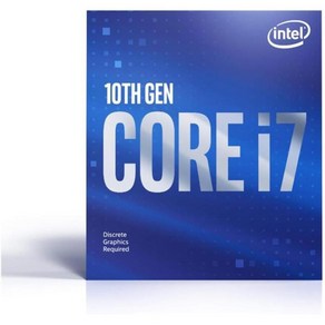 인텔® Coe™ i710700F 데스크톱 프로세서 8코어 없음 최대 4.8GHz 그래픽스 LGA1200인텔®400 시리즈 칩셋 65W