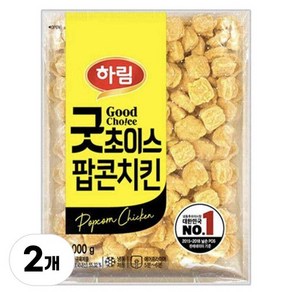 하림 굿초이스 팝콘치킨 1000g+1000g