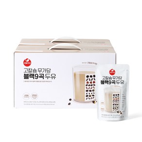 서울우유 고칼슘 무가당 블랙9곡 두유 190mlX40팩, 190ml, 40개