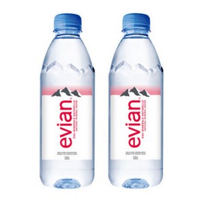 에비앙 알프스산맥 천연광천수 물 500ml x 24 팩, 24개