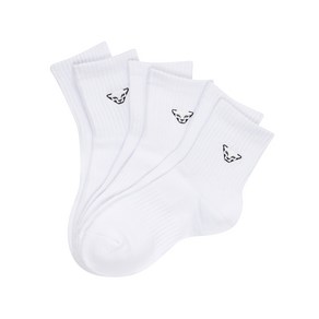 [매장정품] 다이나핏 미드삭스 3PACK _White YUA23S06W2 721054