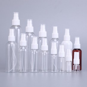 모든유통 화이트캡 플라스틱 스프레이 공병(투명 갈색) 5ml ~ 250ml, 30ml(갈색), 1개, 갈색