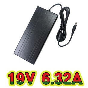 순흥전기 어댑터 19V 6.32A 접지형(INLET) SMPS 6320mA 모니터 노트북 PC 아답터, (AC 파워코드 미포함), 1개