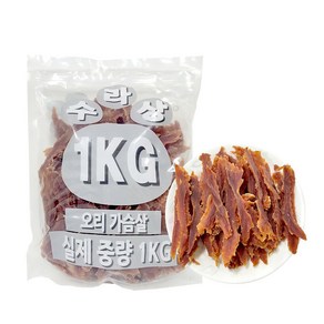 아이핏코리아 수라상 대용량 1KG 강아지 간식 반려견 애견간식, 1개, 6.오리가슴살1KG