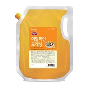 청정원 쉐프원 이탈리안 드레싱 2kg, 2개