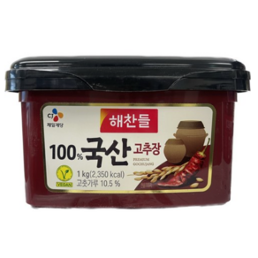 해찬들 고추장, 1kg, 1개