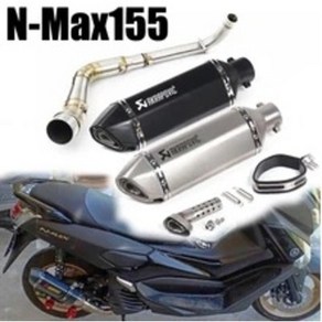 Nmax N-max 125 155 촉매 배기파이프 포함 풀셋 아크라포빅st 머플러, 2. 풀카본, 1. 2020 년식 이전, 1개