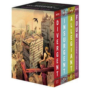 (영문도서) Divegent Annivesay 4-Book Box Set: Divegent Insugent Allegiant Fou Papeback, Katheine Tegen Books, English, 9780063162235