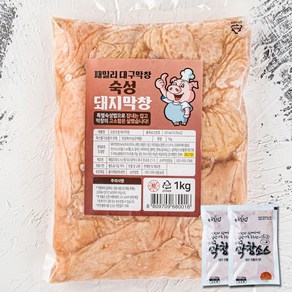 패밀리대구막창 3대전통 과일숙성 돼지막창 1kg 생막창+막창소스 2개(200g), 1개