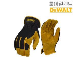 DEWALT 디월트 정품 산업현장작업용 하이브리드 퍼포먼스 가죽장갑 DPG216M DPG216L 소가죽 스판덱스