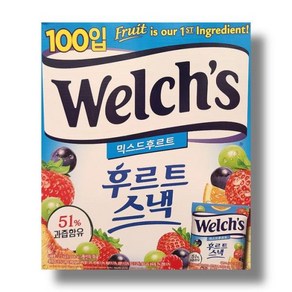 웰치스 후르츠 젤리 2.5kg 100개입 코스트코, 1개