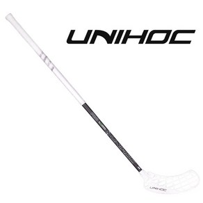 UNIHOC 플로어볼 스틱 EPIC TeXteme 26 white-black 96cm