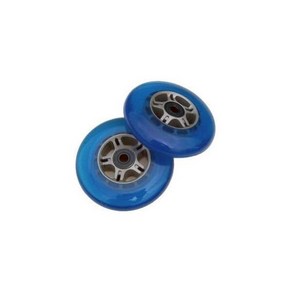 TGM 스케이트보드 2대 면도기 스쿠터용 ABEC 7 베어링 포함 스쿠터 바퀴 100mm 레드, blue, blue, 1개