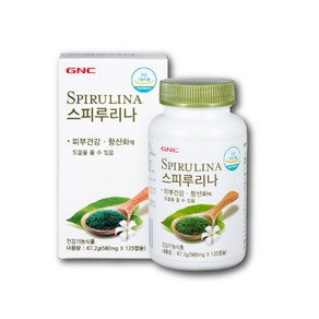 GNC 스피루리나, 7개, 240정