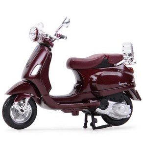 오토바이다이캐스트 프라모델 미니카 전시용 Maisto 1:18 2013 Vespa LXV Yellow Piaggio 정적 다이 캐스팅, 16 2013 Vespa, 1개