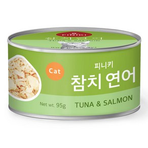 피니키 고양이 참치 연어캔 95g, 참치 + 연어 혼합맛, 24개