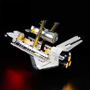 KY 레고 크리에이터 엑스퍼트 디스커버리 우주왕복선 10283 LED 조명 램프 세트 DIY 디스플레이, 기본형, 1개