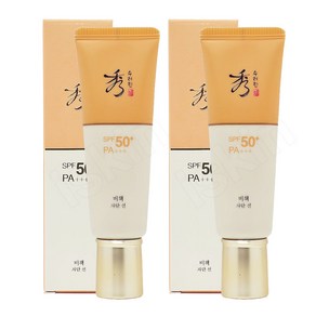 수려한 비책자단 선크림 SPF50+ PA+++, 50ml, 2개