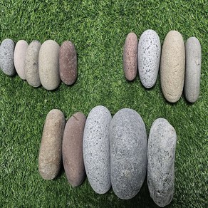 자갈공명 납작돌(flat pebble)자갈 1포(15kg), 납작돌30-60mm 1포(15kg)