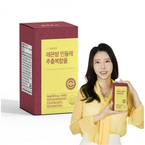 에스엠엘 레몬밤 민들레 웰빙곳간 고함량 추출복합물 600mg, 1개, 120정