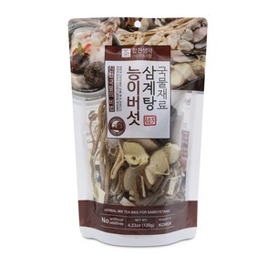 산그리메 능이버섯 한방 삼계탕 재료, 1개, 120g