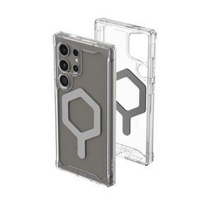 [ 631883 ] URBAN ARMOR GEAR UAG 삼성 갤럭시 S24 울트라 케이스 6.8인치 플라이오 프로 아이스/실버 마그네틱 충전 황변 방지 견고한 밀리터리 낙하, Plyo Po - 아이스/실버, 1개