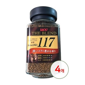 UCC 유씨씨 더 블렌드 커피 117, 90g, 1개입, 4개