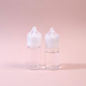 30ml 액상 소분 공병 투명 뾰족 리필 용기, 1개